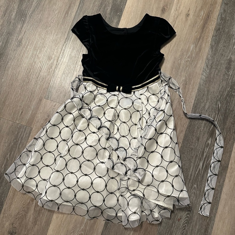 Jona Michelle Black And White Dress